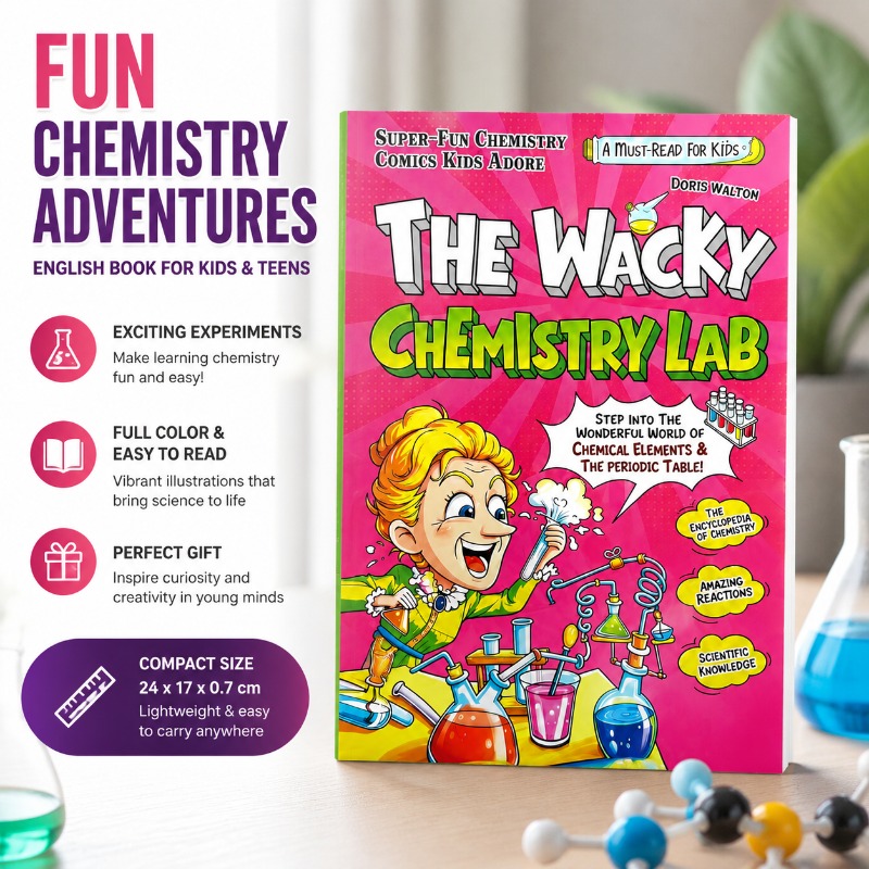 Kids Education Age - The Wacky Chemistry Lab Comic Book
