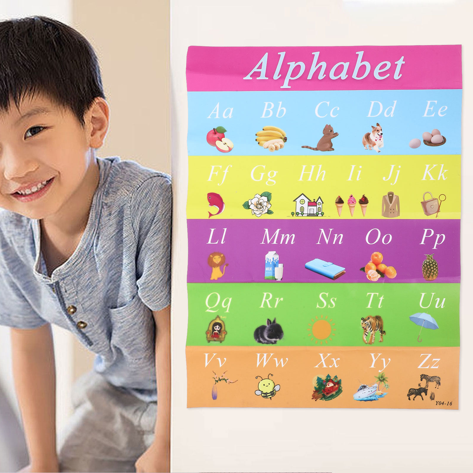 Kids Education Charts - Early Education Self-Adhesive Alphabet Chart Kids