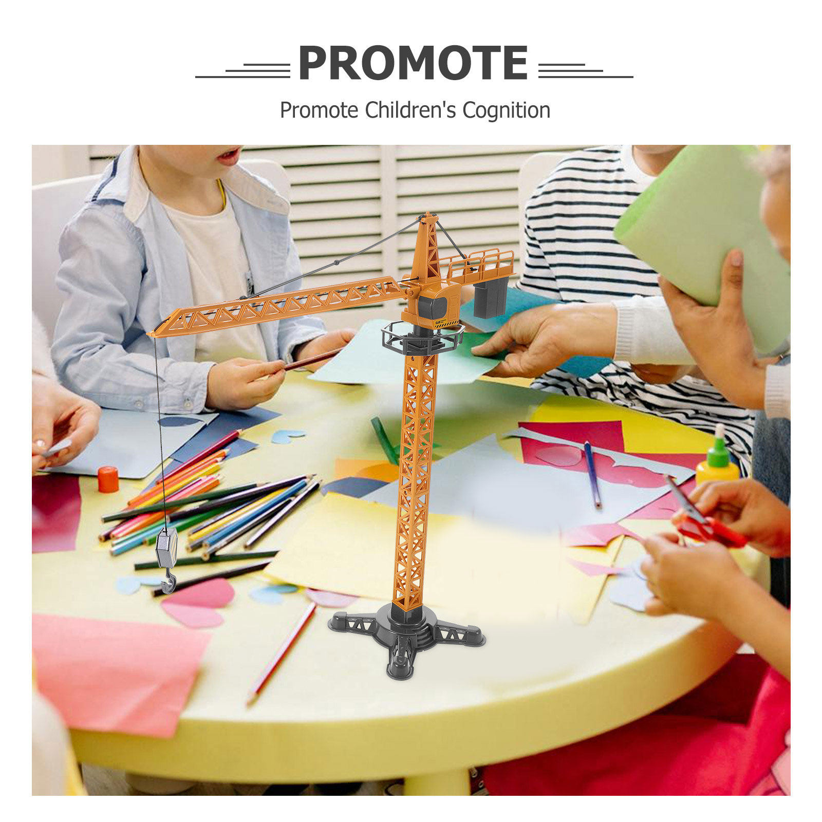 2Pcs Small Construction Crane  - Kids Education Sites 评论和价格