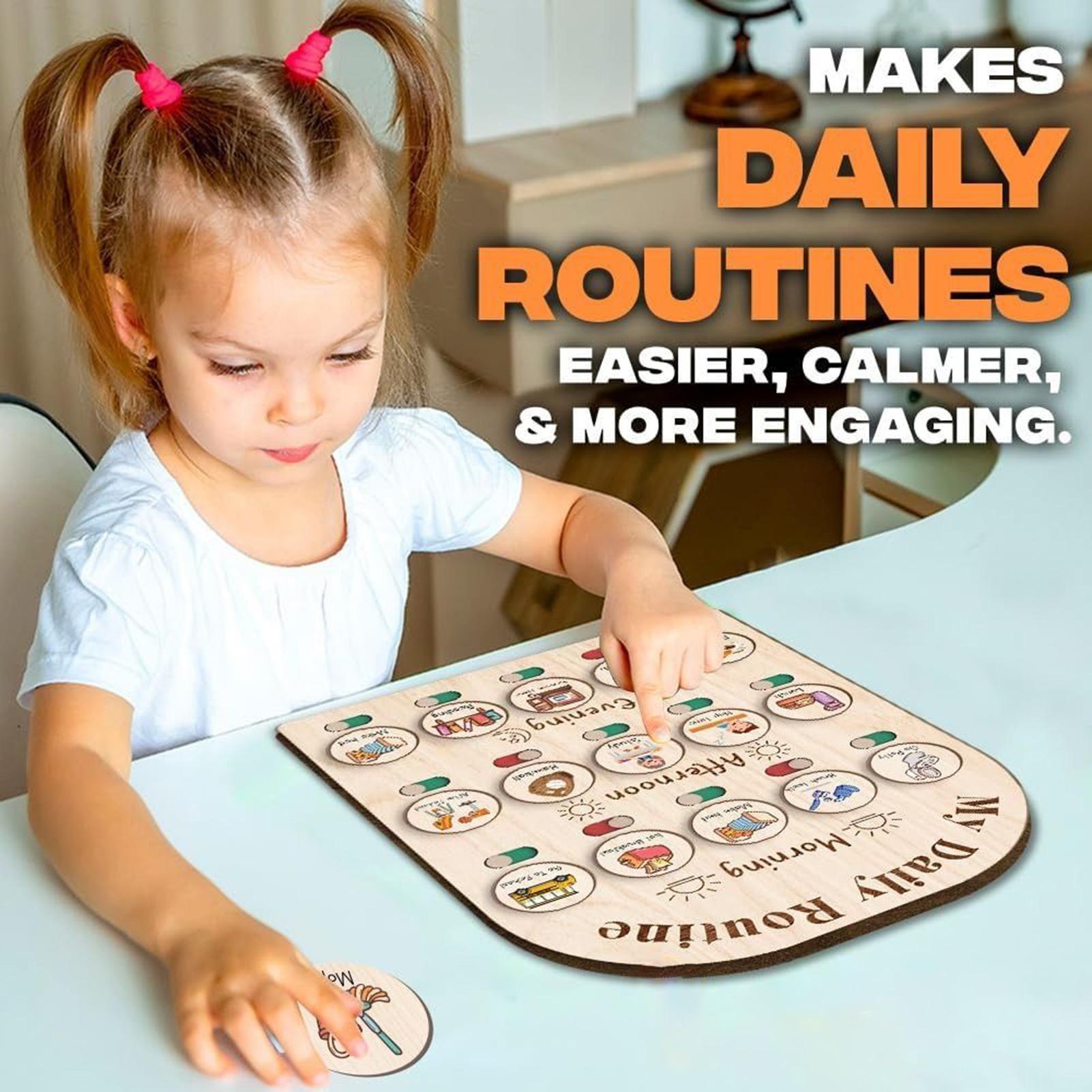 Daily Schedule for Kids Mornin - Kids Education Planner 评论和价格