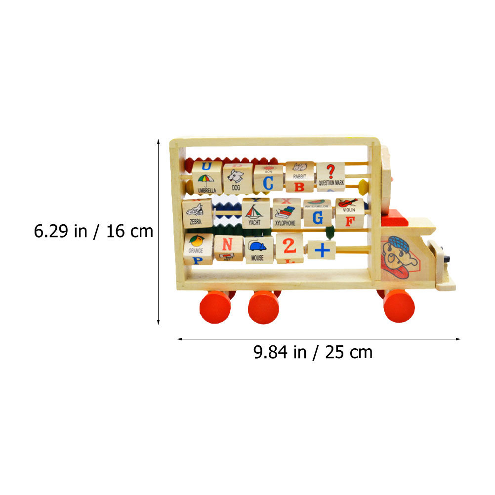 Wooden Colorful Abacus Stand K - Kids Education Calculator 评论和价格
