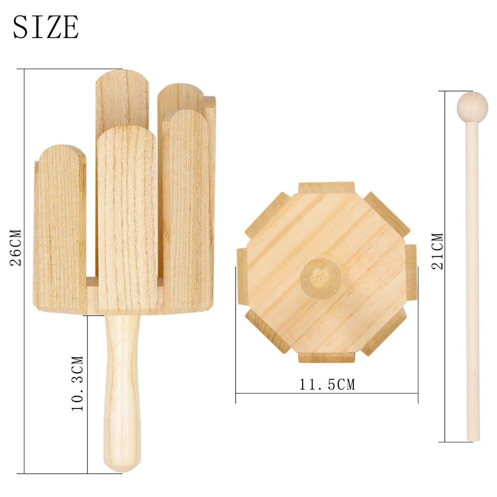 Orff Wooden Eight-Tone Multi-S - Kids Education Youtube 评论和价格