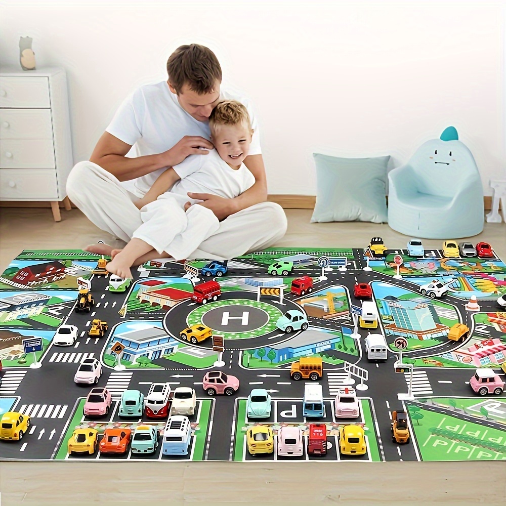 1pc, City Traffic Play Mat, La - Kids No Education 评论和价格