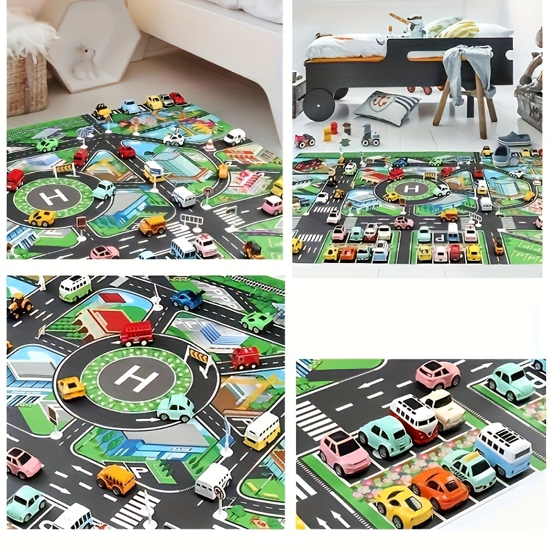 1pc, City Traffic Play Mat, La - Kids No Education 评论和价格