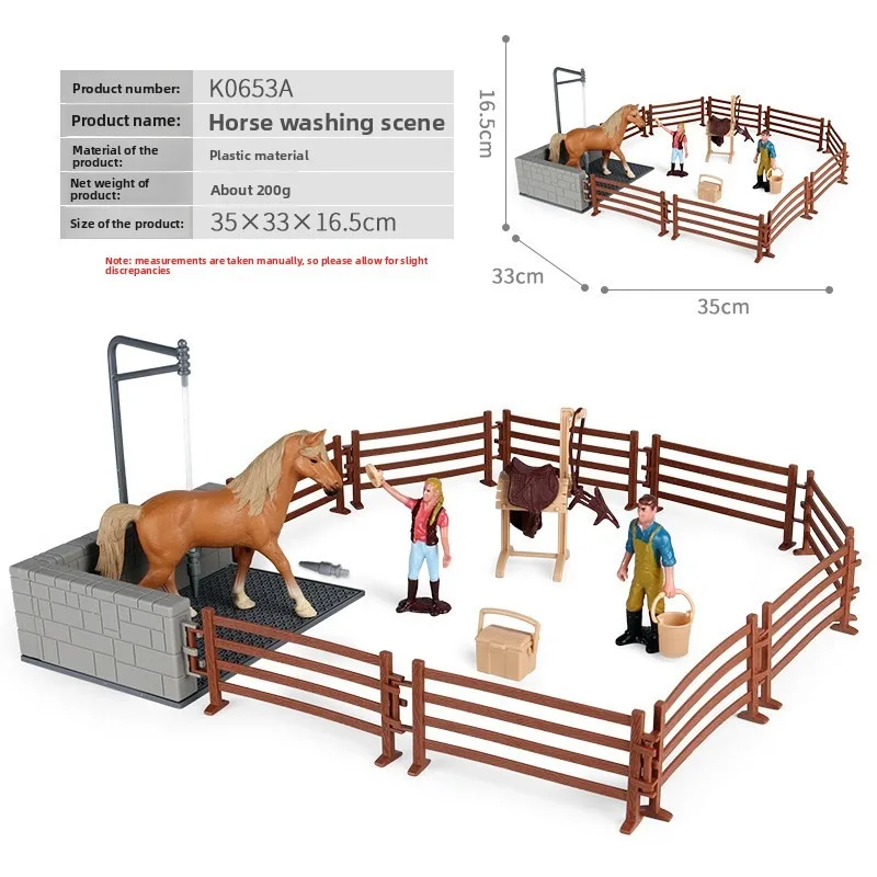 Farm Stable House Model Action - Kids Education Classes 评论和价格